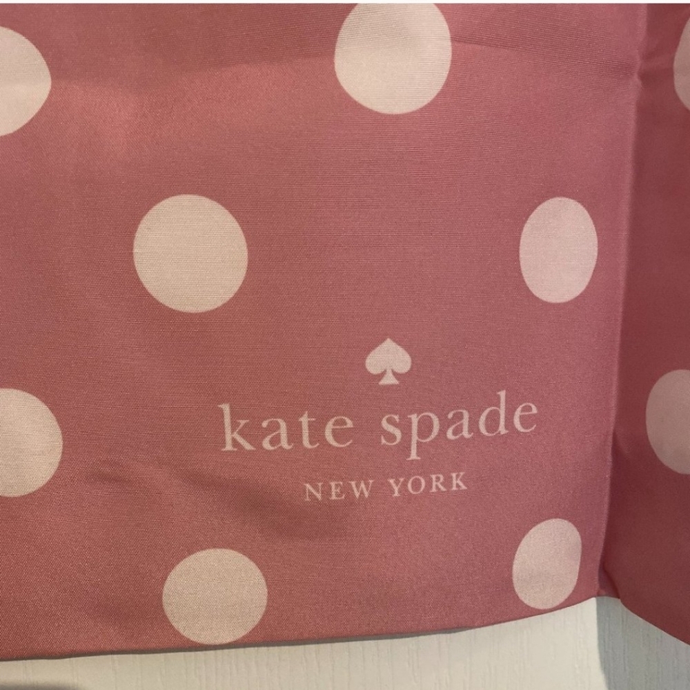 Kate Spade New York Cotton Candy Canvas Tote Bag Pink Polka Dot NWT  1 LEFT! - Picture 5 of 13